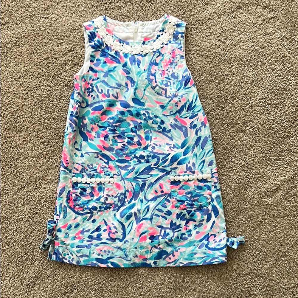 Lilly Pulitzer mini classic shift, Party wave